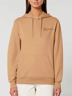 Women's Organic Cotton Relaxed Fit Hoodie | Sand