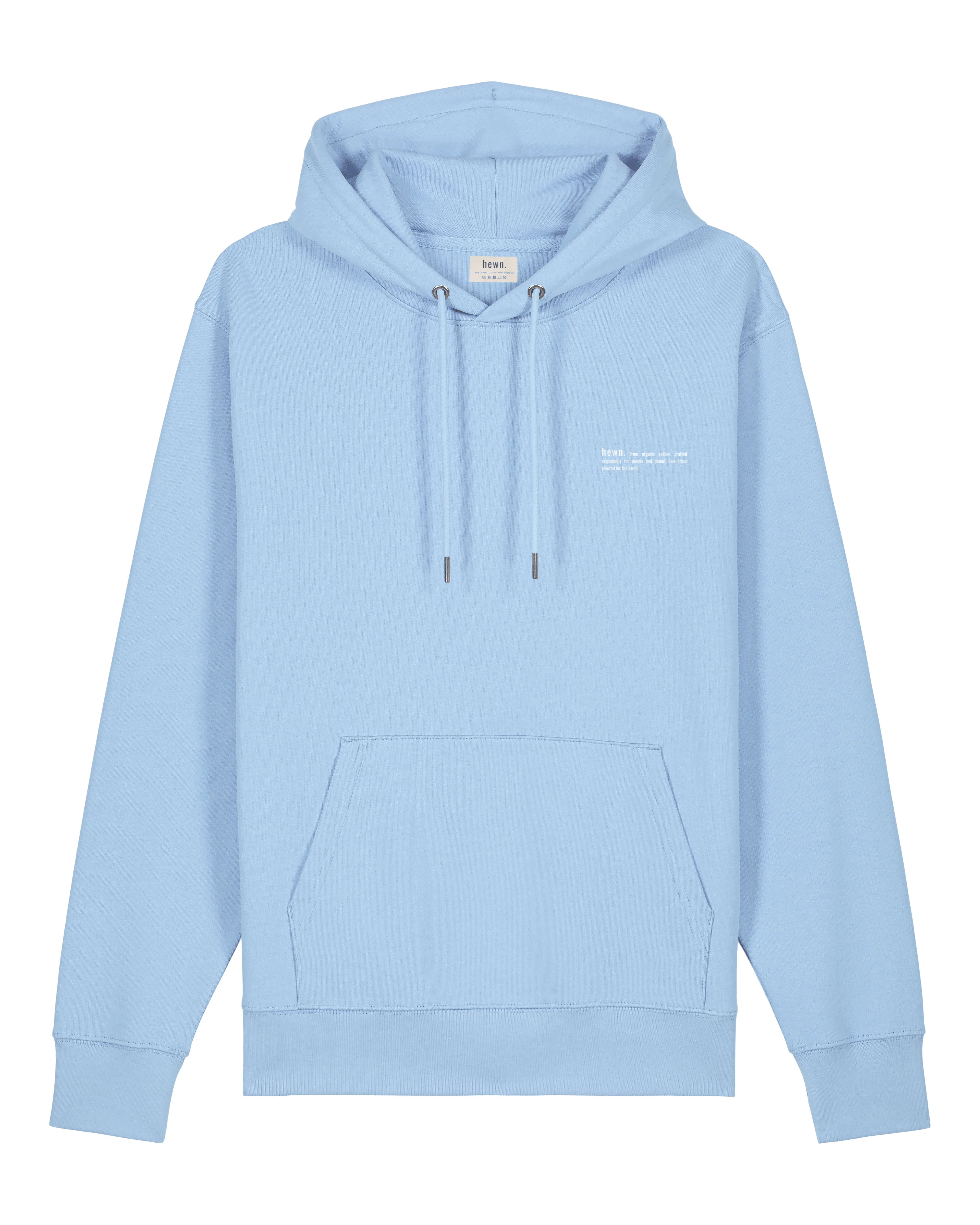 Women's Organic Cotton Relaxed Fit Hoodie | Sky Blue