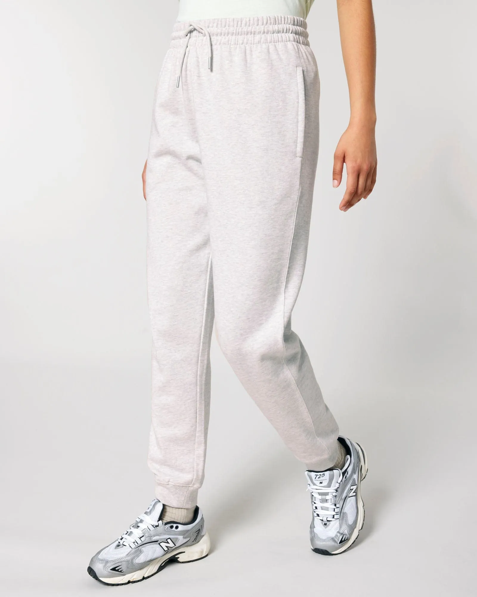 Women's Organic Cotton Relaxed Fit Joggers | Cloud Grey Marl