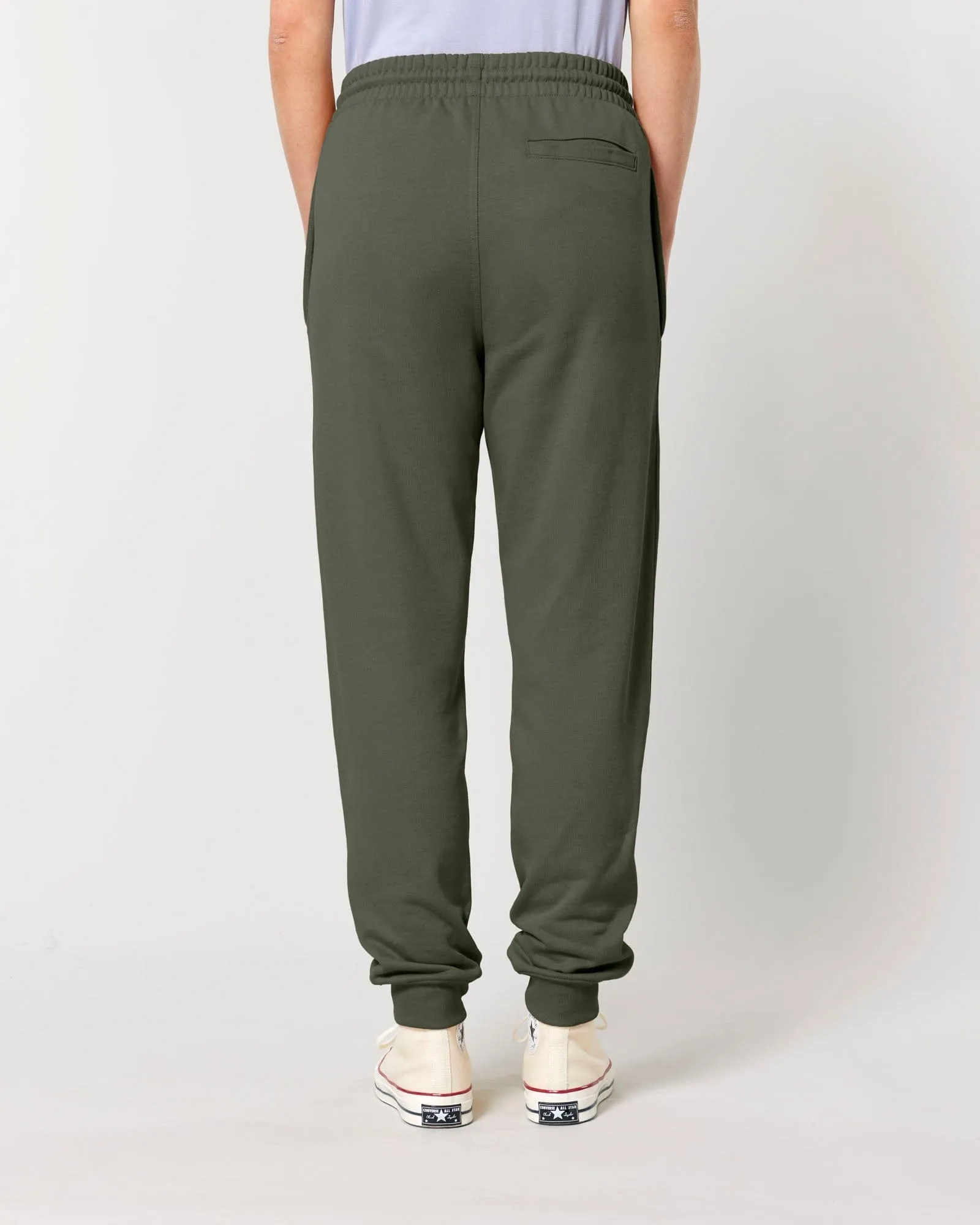 Women's Organic Cotton Relaxed Fit Joggers | Pine Green Khaki