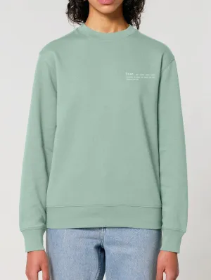 Women's Organic Cotton Relaxed Fit Sweatshirt | Aloe Green