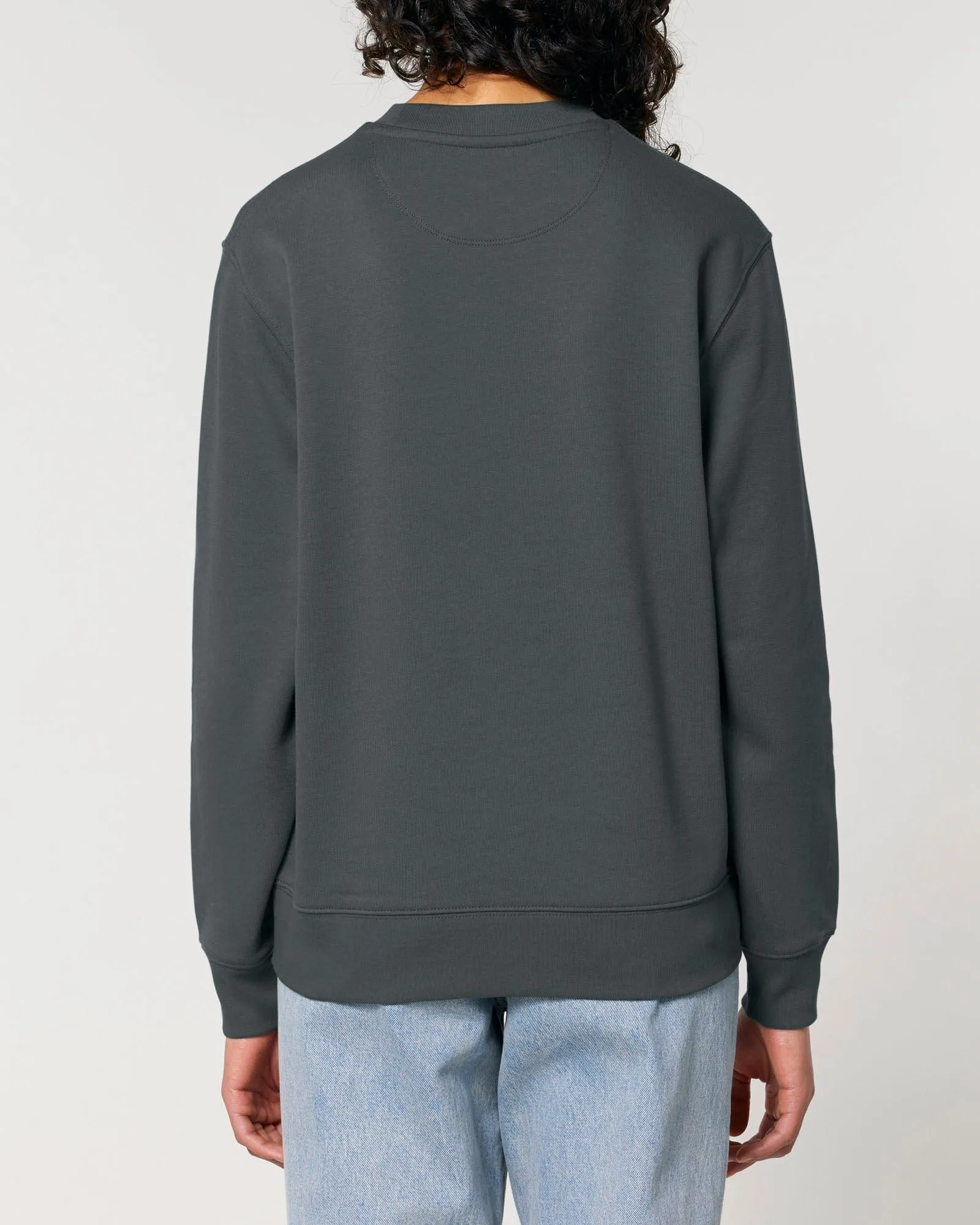 Women's Organic Cotton Relaxed Fit Sweatshirt | Anthracite