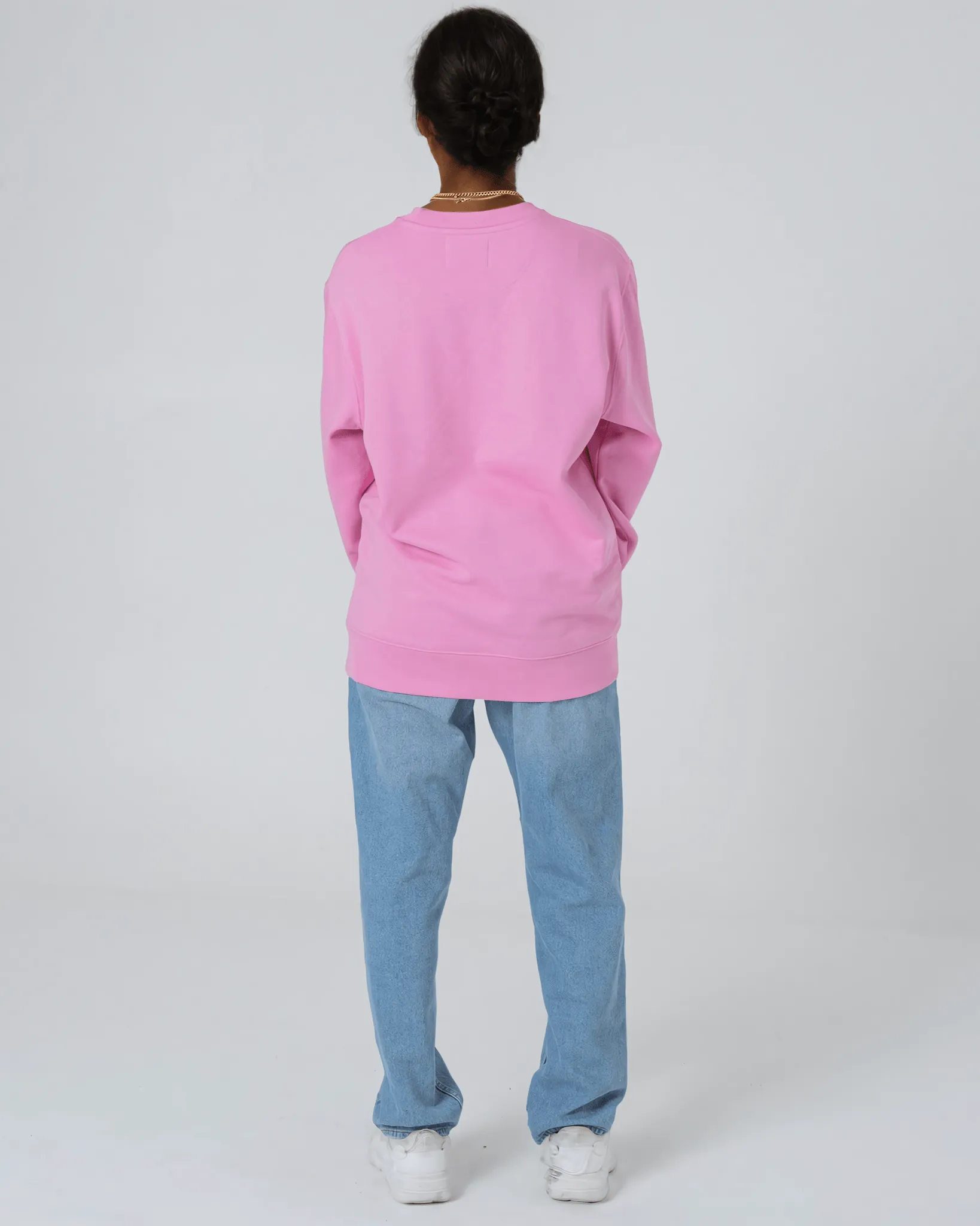 Women's Organic Cotton Relaxed Fit Sweatshirt | Azalea Pink