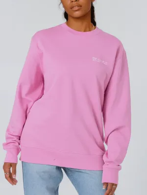 Women's Organic Cotton Relaxed Fit Sweatshirt | Azalea Pink