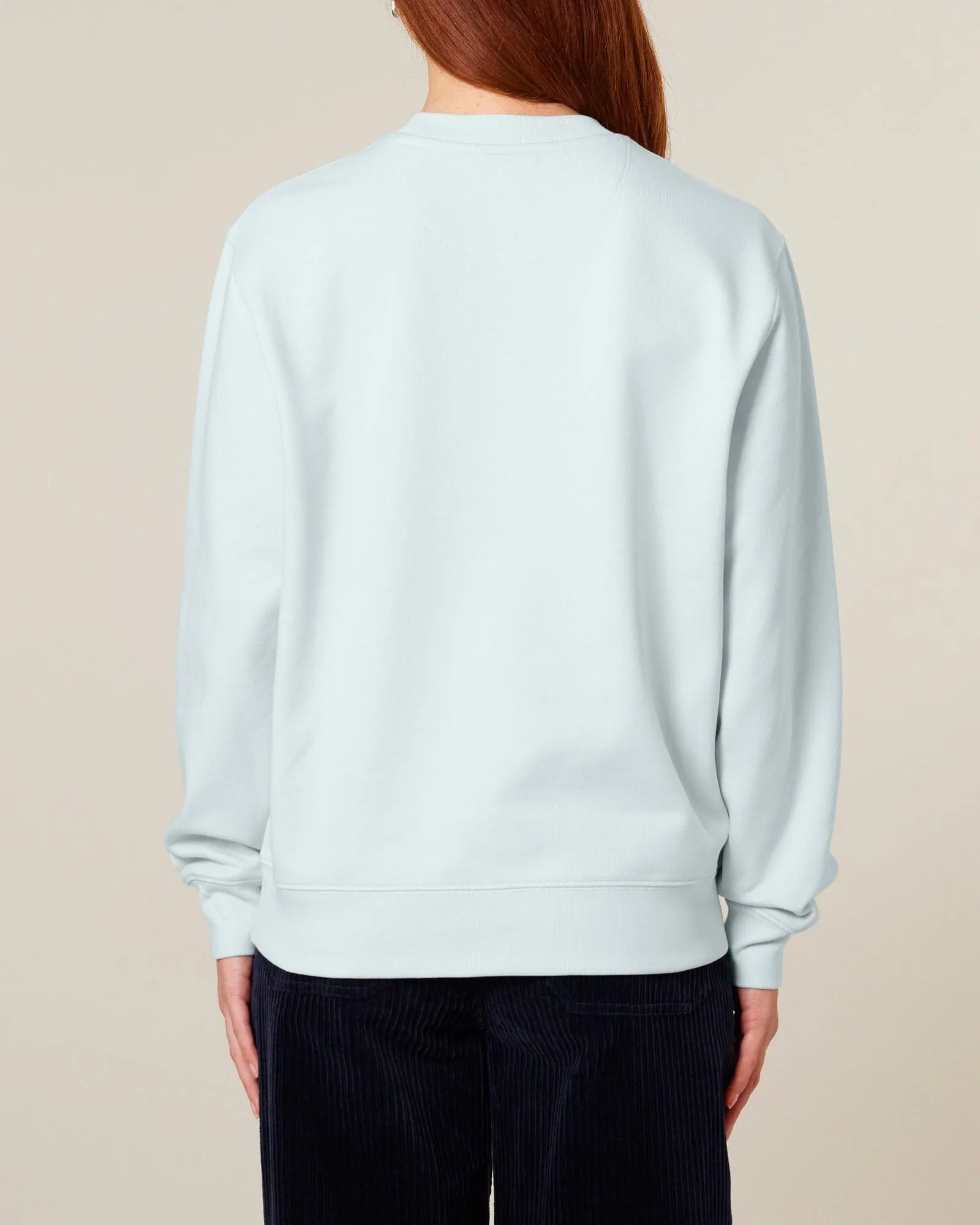 Women's Organic Cotton Relaxed Fit Sweatshirt | Blue Ice