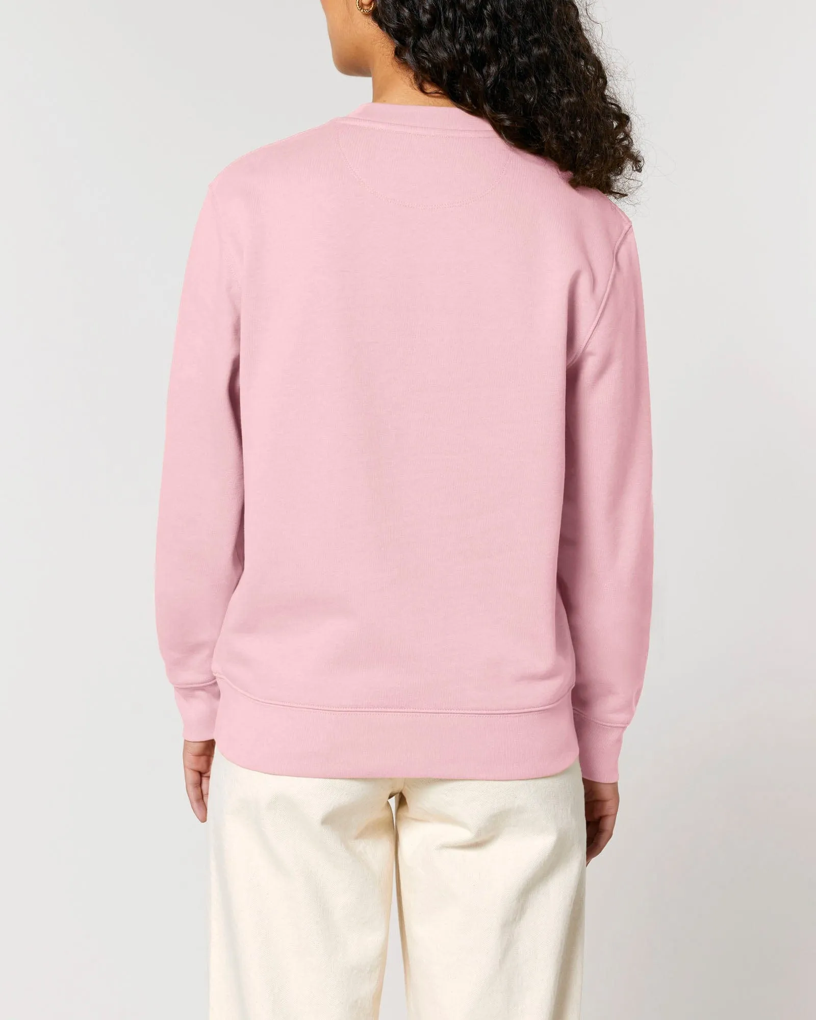 Women's Organic Cotton Relaxed Fit Sweatshirt | Cherry Blossom Pink