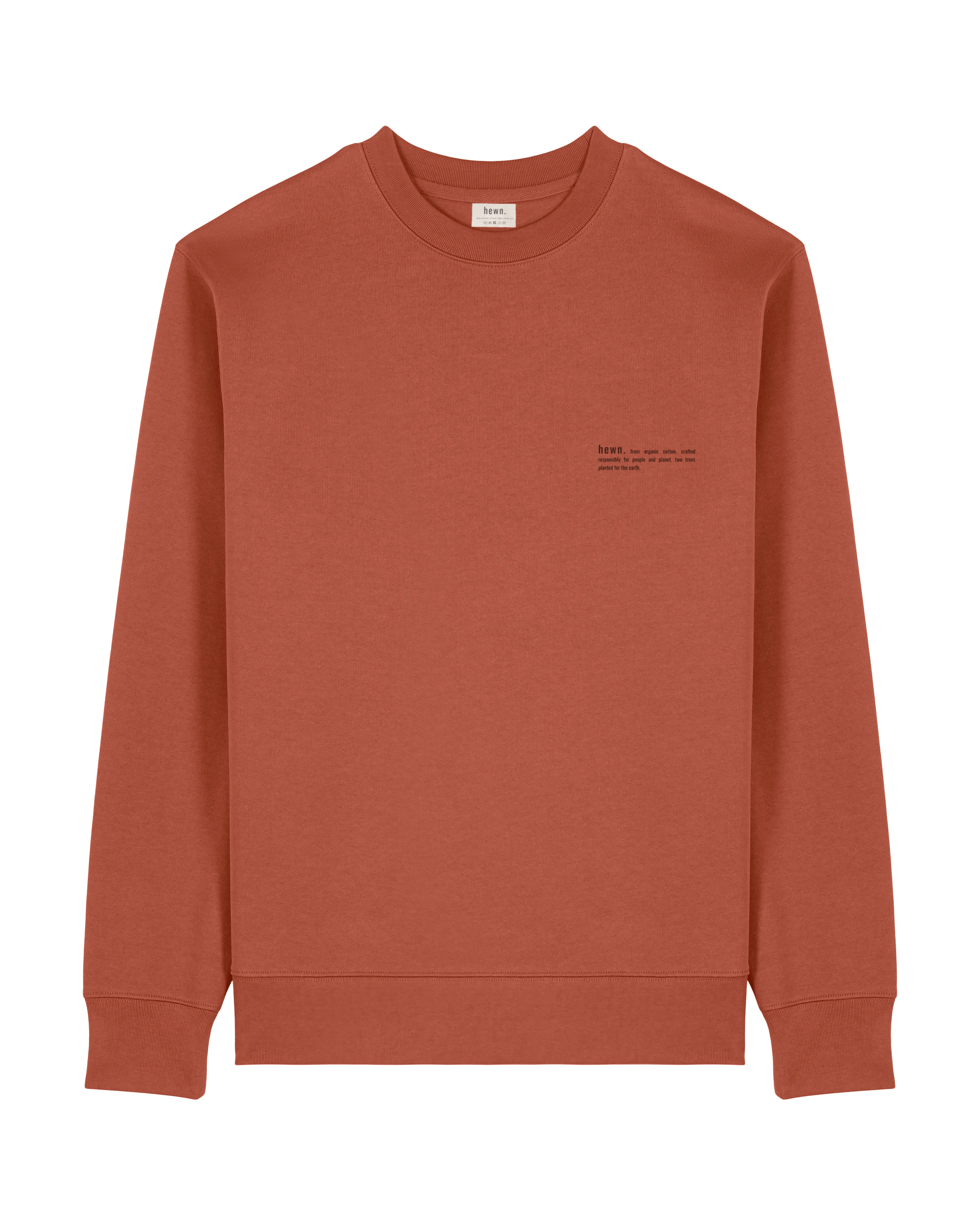 Women's Organic Cotton Relaxed Fit Sweatshirt | Clay Brown