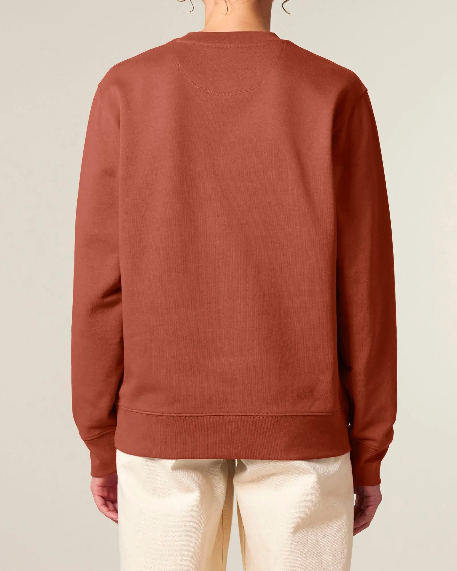 Women's Organic Cotton Relaxed Fit Sweatshirt | Clay Brown