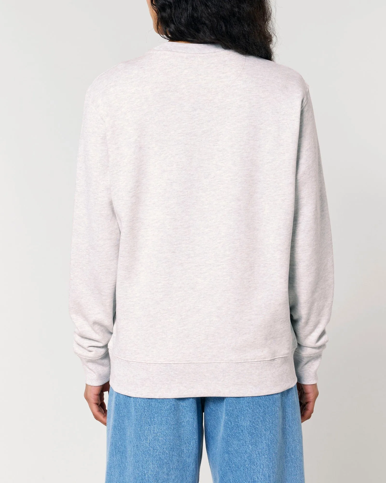 Women's Organic Cotton Relaxed Fit Sweatshirt | Cloud Grey Marl