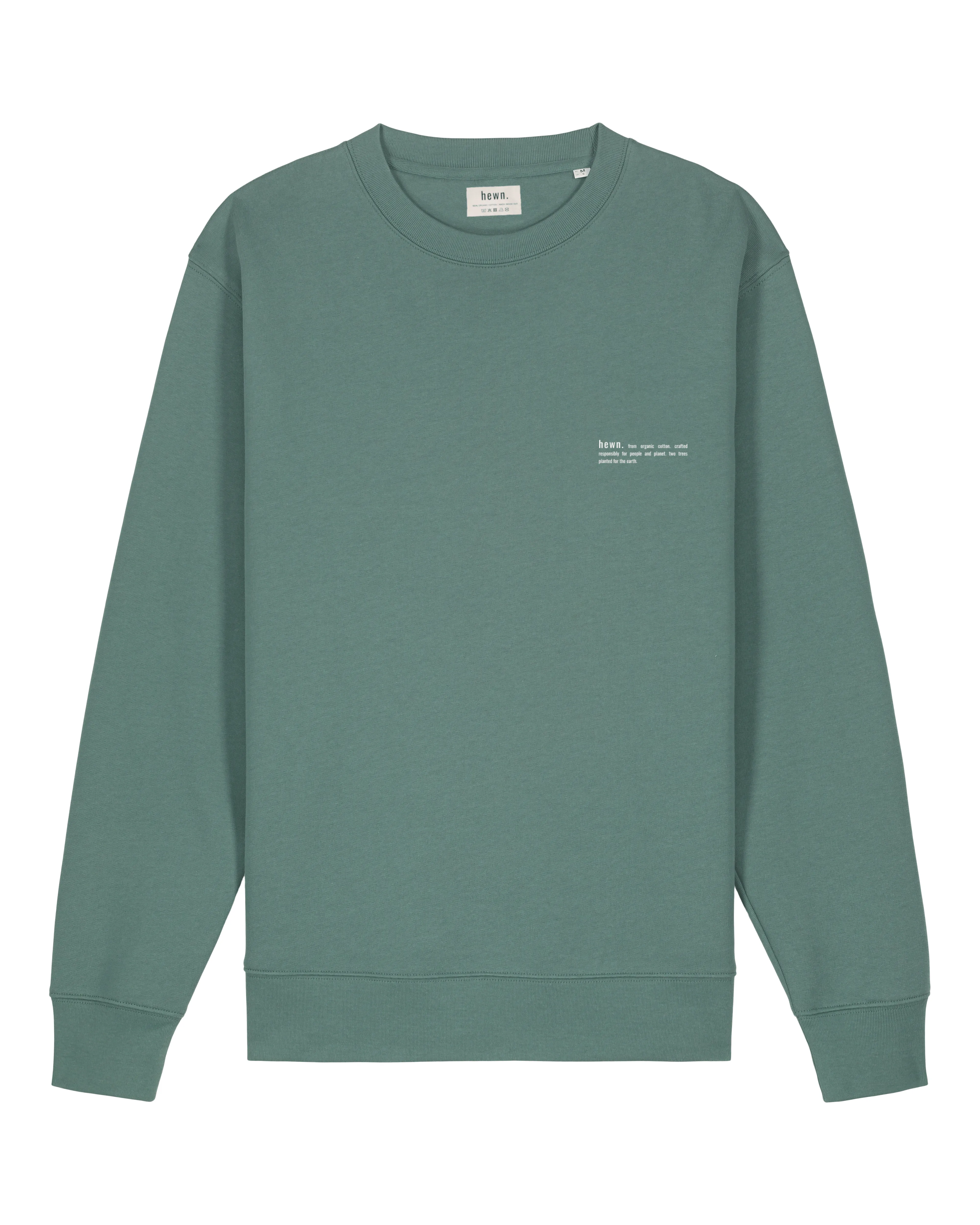 Women's Organic Cotton Relaxed Fit Sweatshirt | Eucalyptus Green