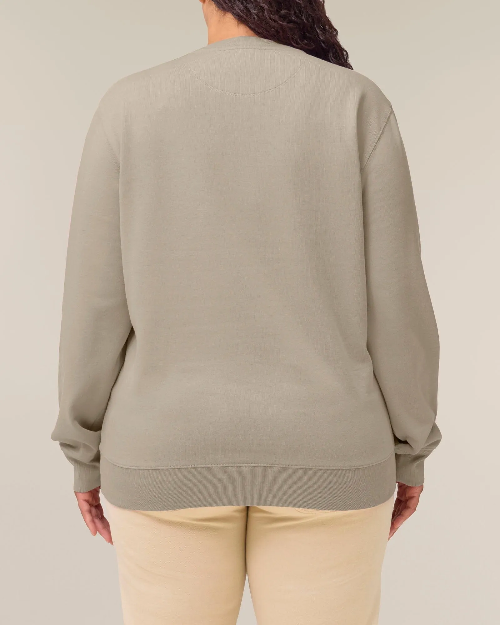 Women's Organic Cotton Relaxed Fit Sweatshirt | Limestone Grey