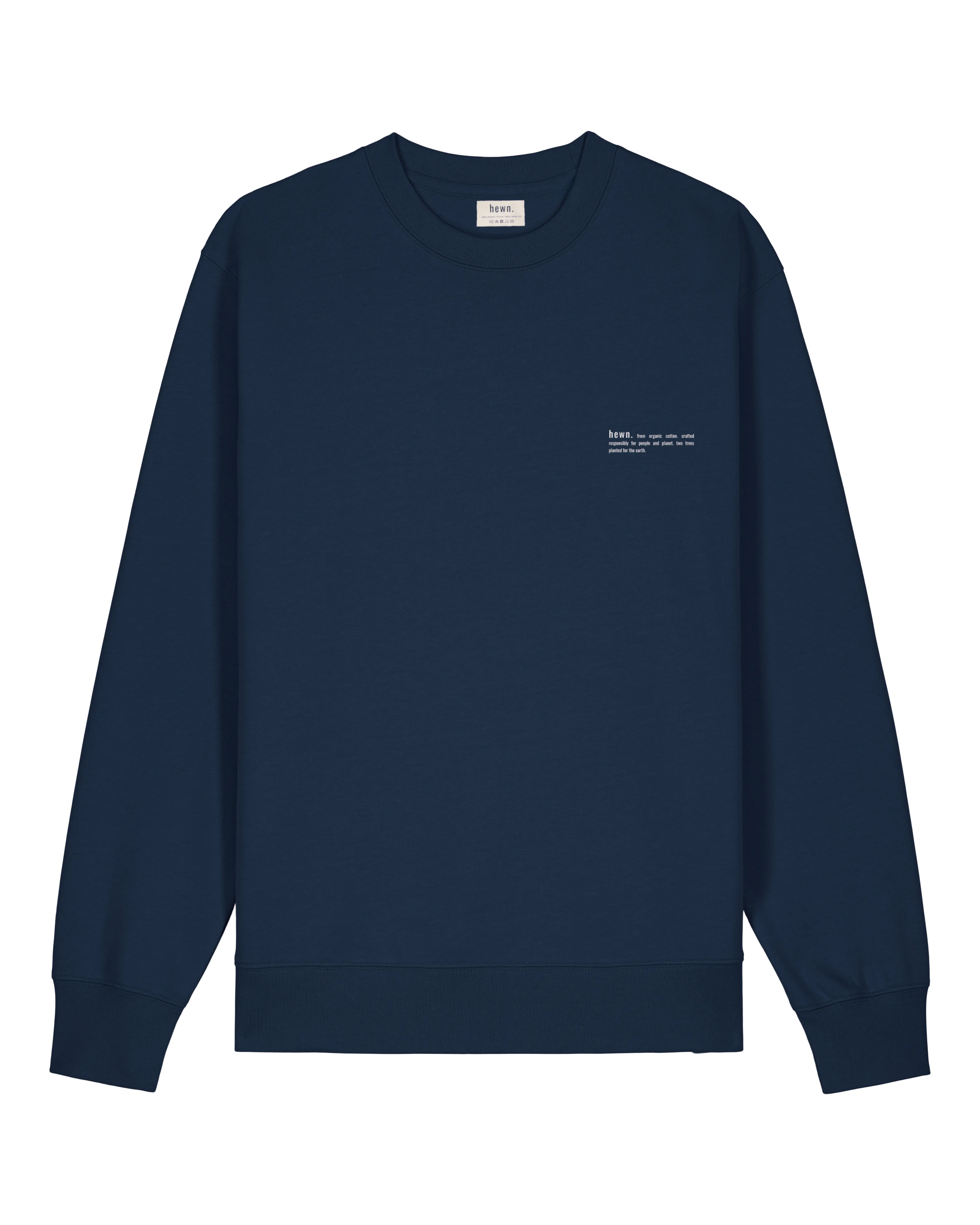 Women's Organic Cotton Relaxed Fit Sweatshirt | Midnight Navy