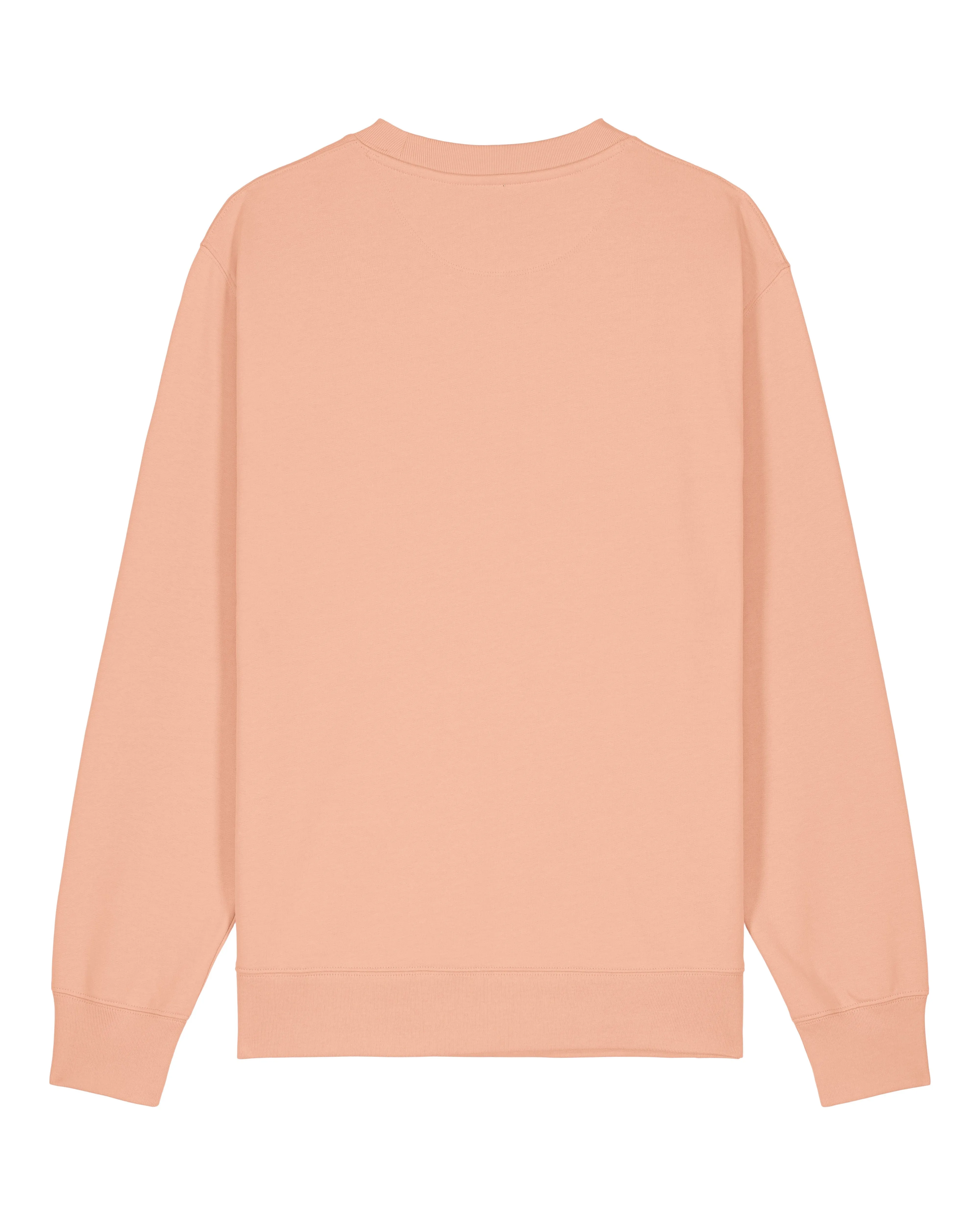 Women's Organic Cotton Relaxed Fit Sweatshirt | Peach Orange