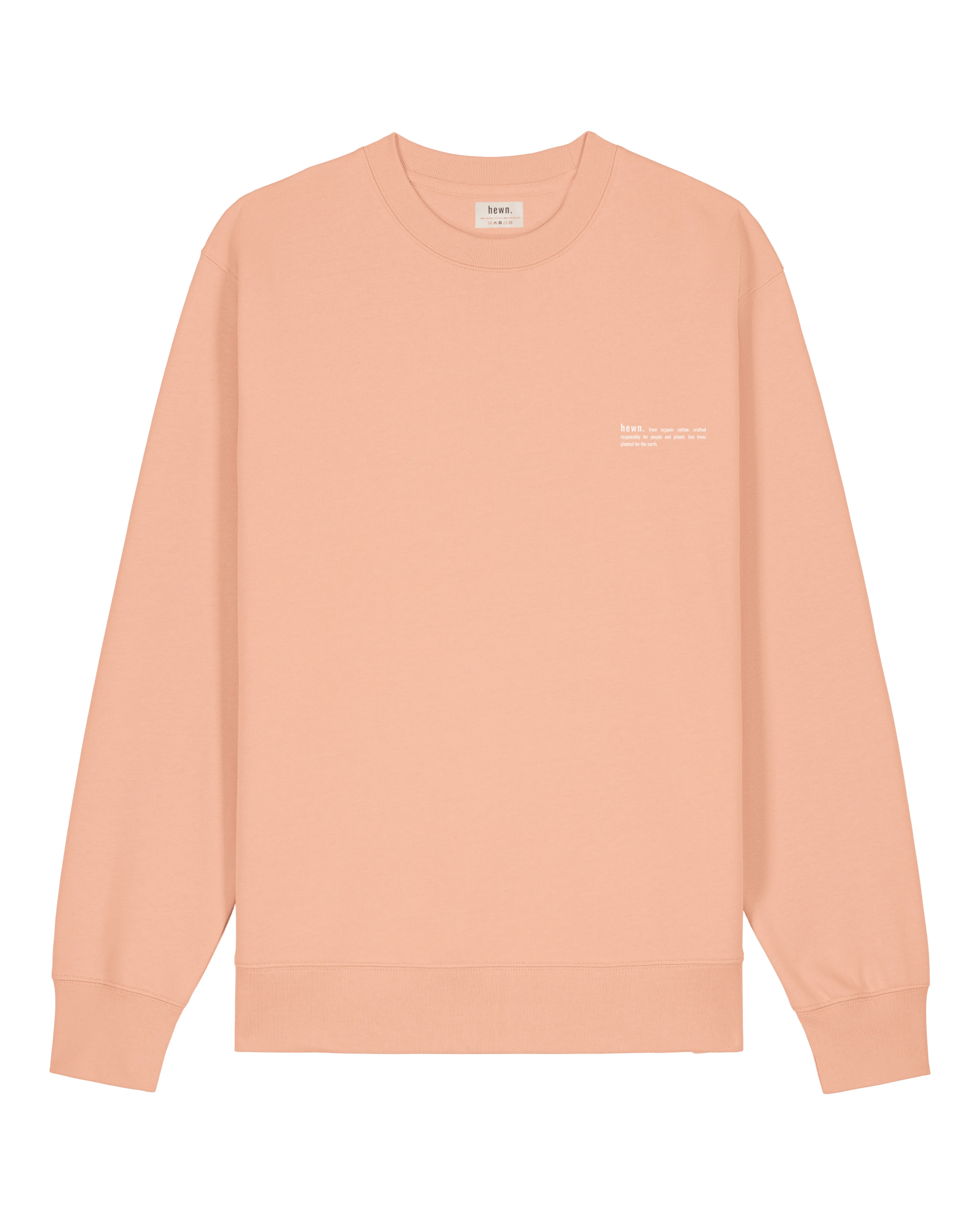 Women's Organic Cotton Relaxed Fit Sweatshirt | Peach Orange