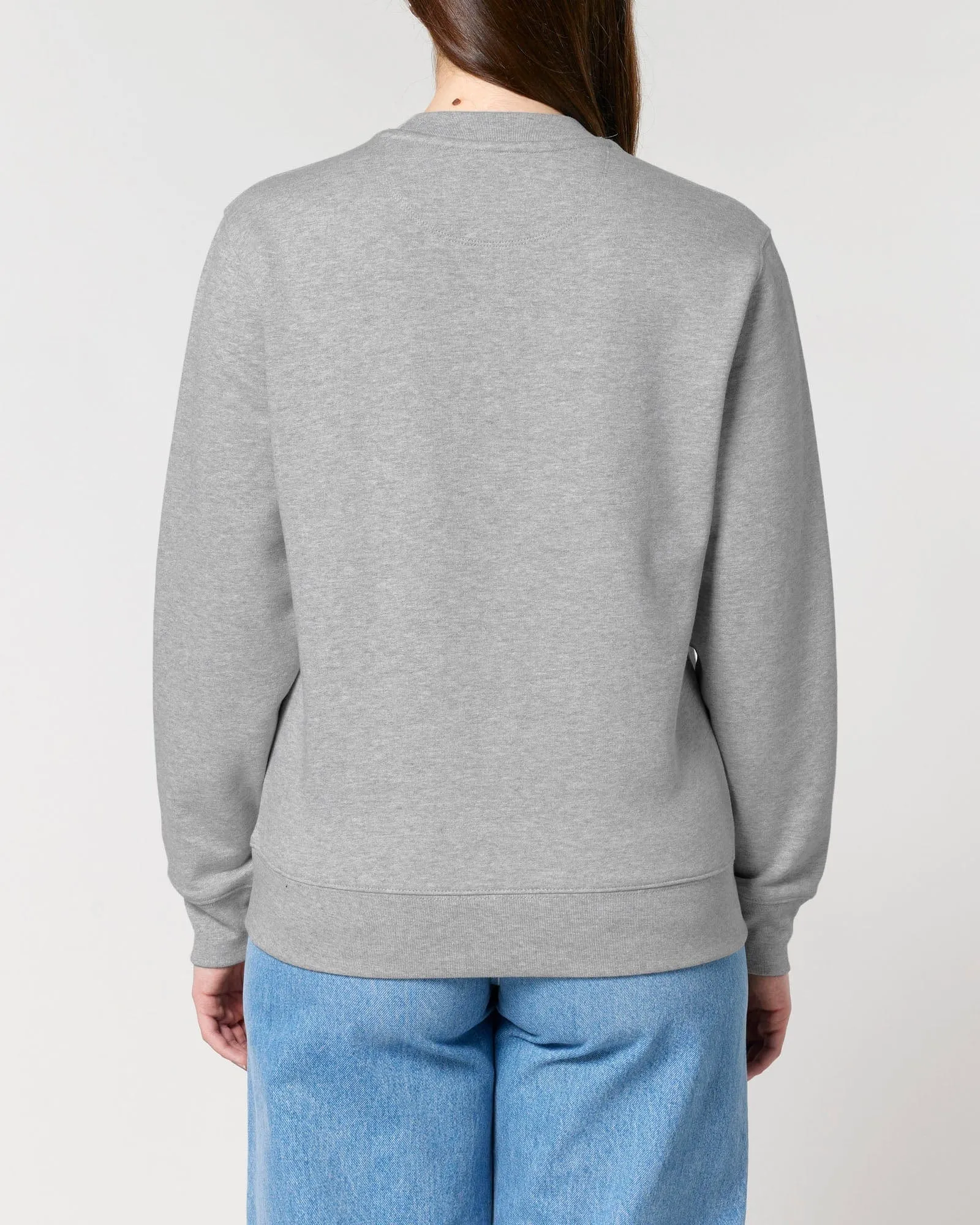 Women's Organic Cotton Relaxed Fit Sweatshirt | Rock Grey Marl