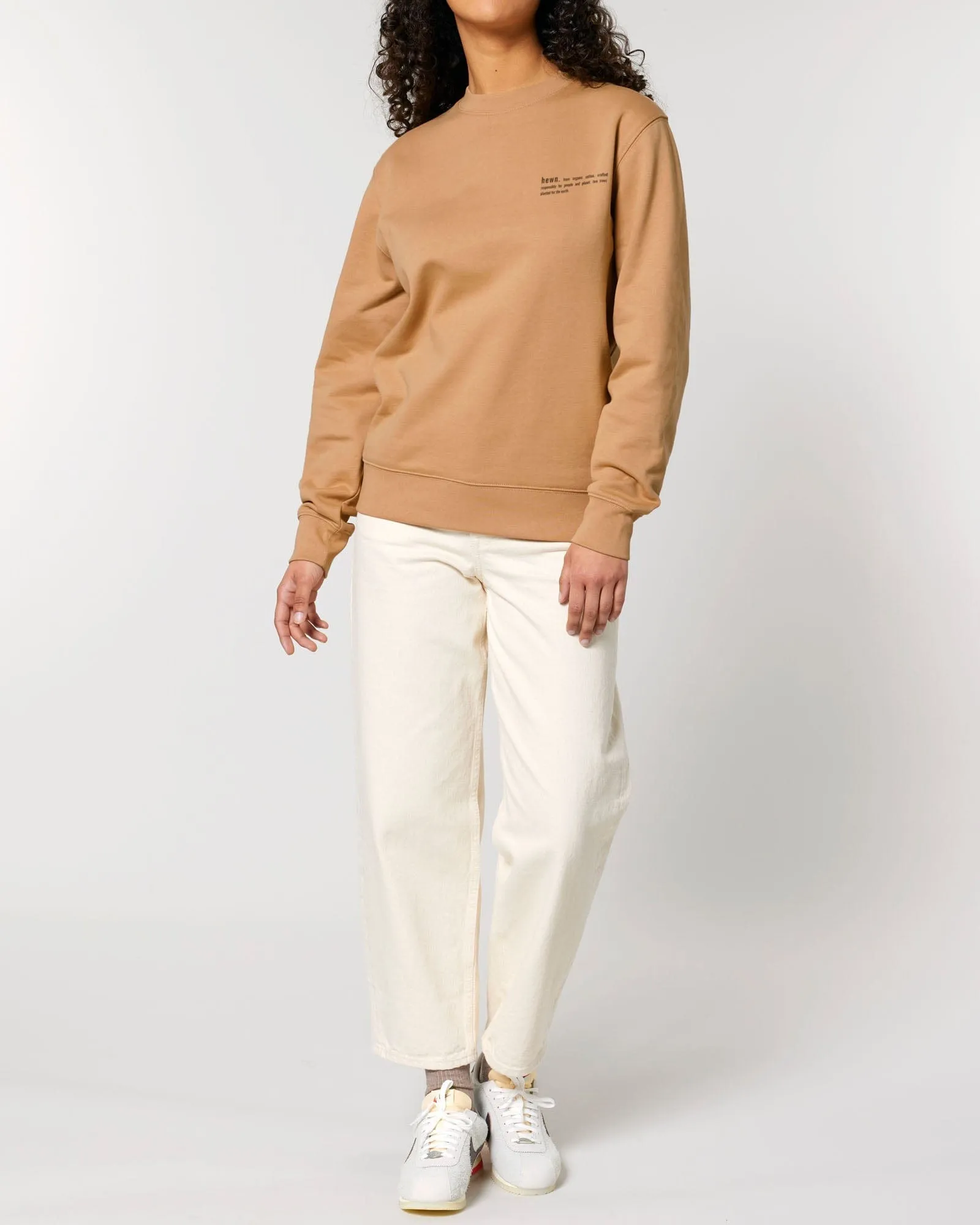 Women's Organic Cotton Relaxed Fit Sweatshirt | Sand