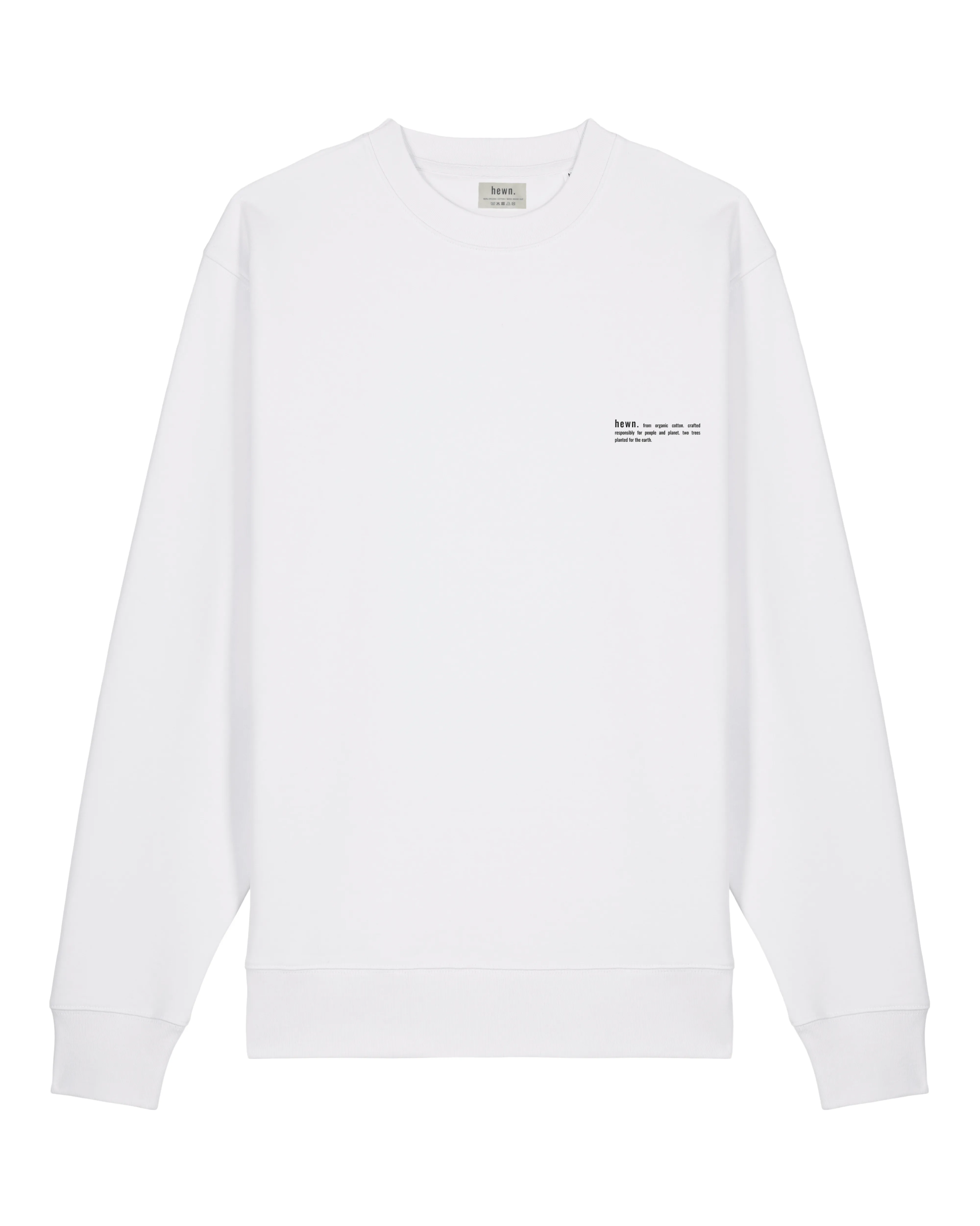 Women's Organic Cotton Relaxed Fit Sweatshirt | Snow White
