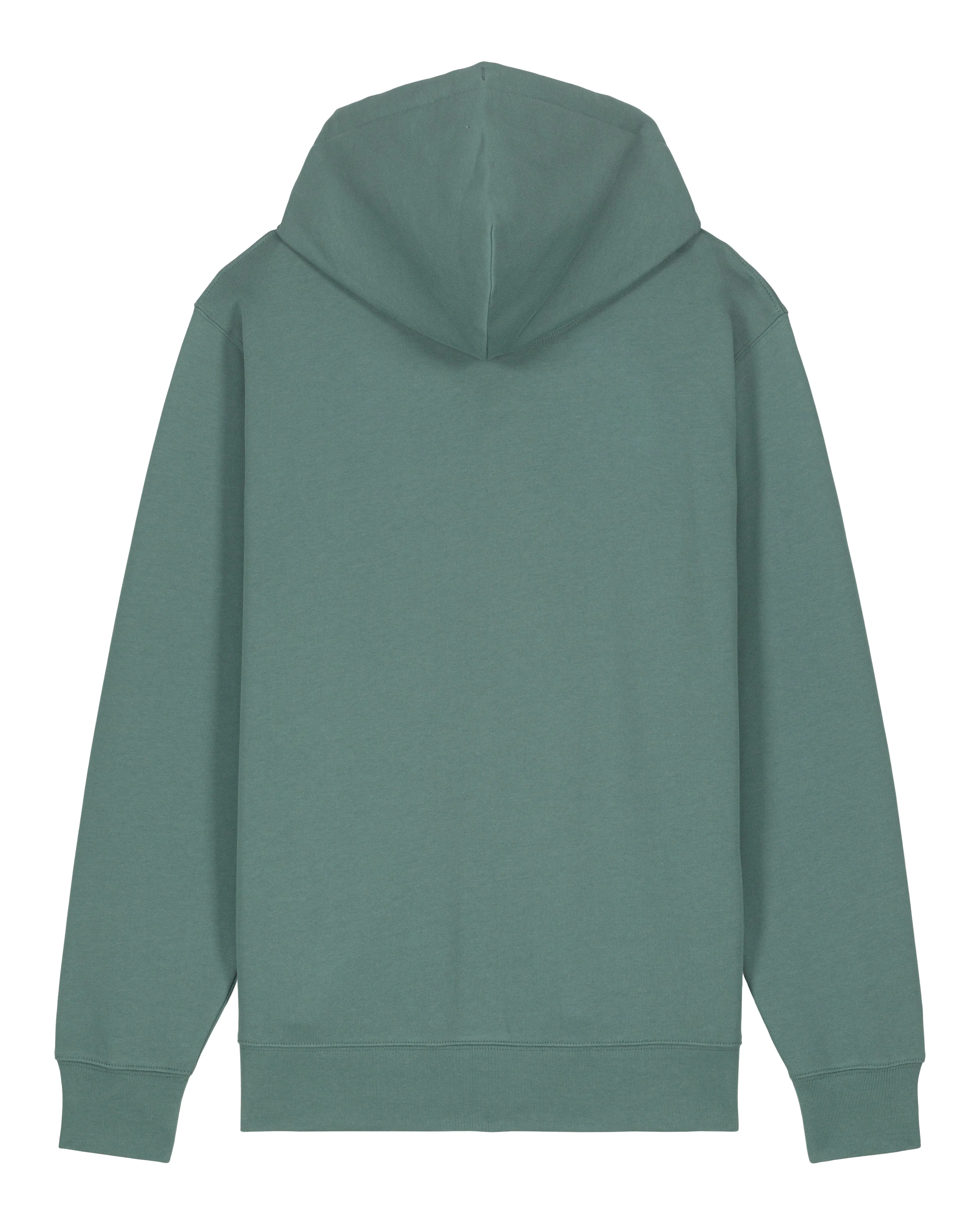 Women's Organic Cotton Relaxed Fit Zip Hoodie | Eucalyptus Green