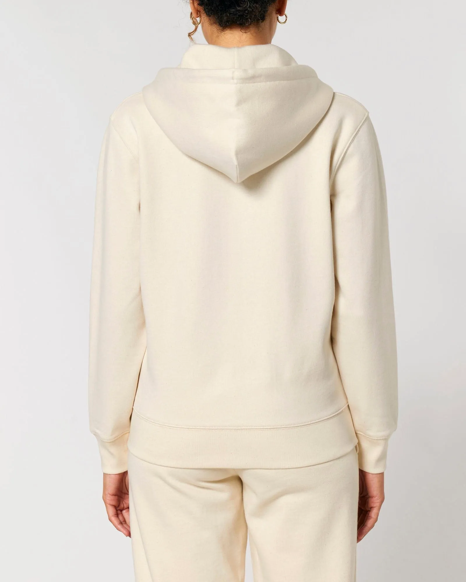 Women's Organic Cotton Relaxed Fit Zip Hoodie | Natural Cotton