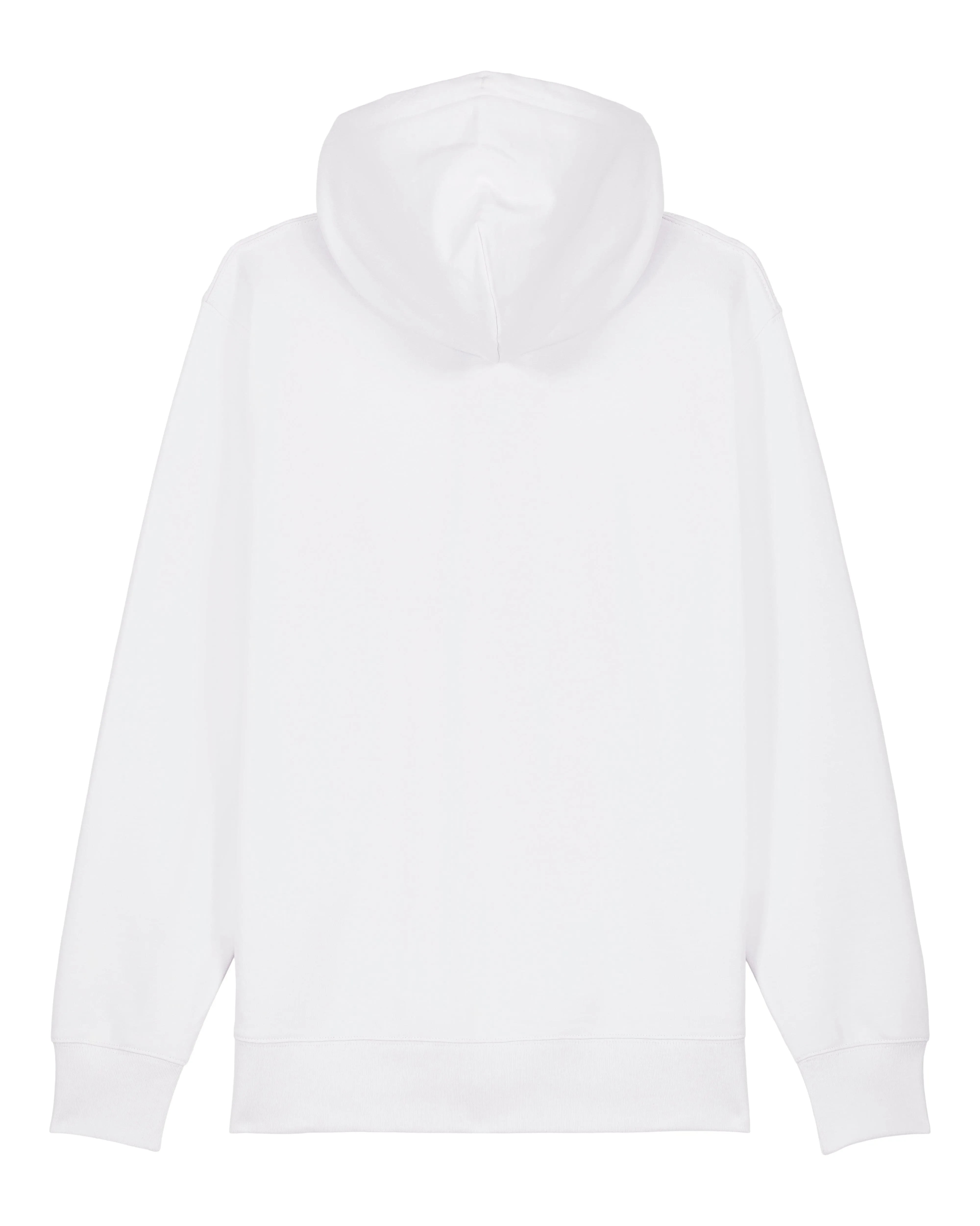 Women's Organic Cotton Relaxed Fit Zip Hoodie | Snow White