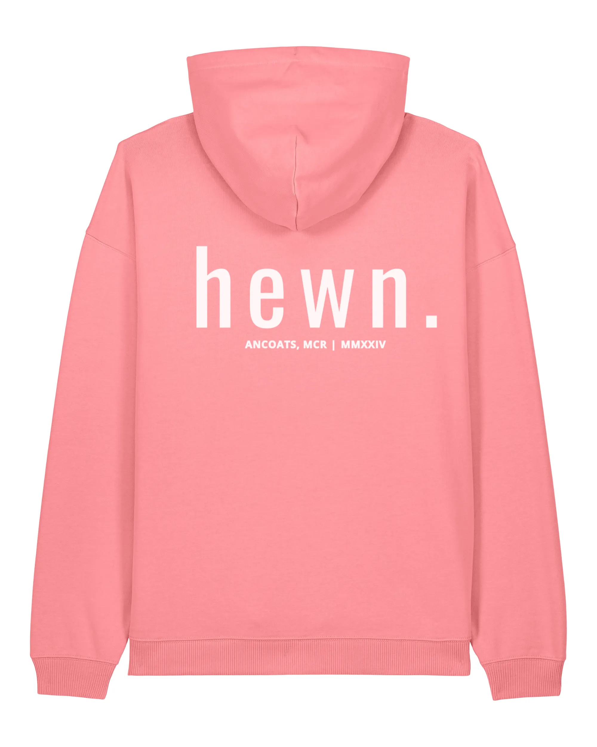 Women's Organic Cotton Signature Oversized Hoodie | Flamingo Pink