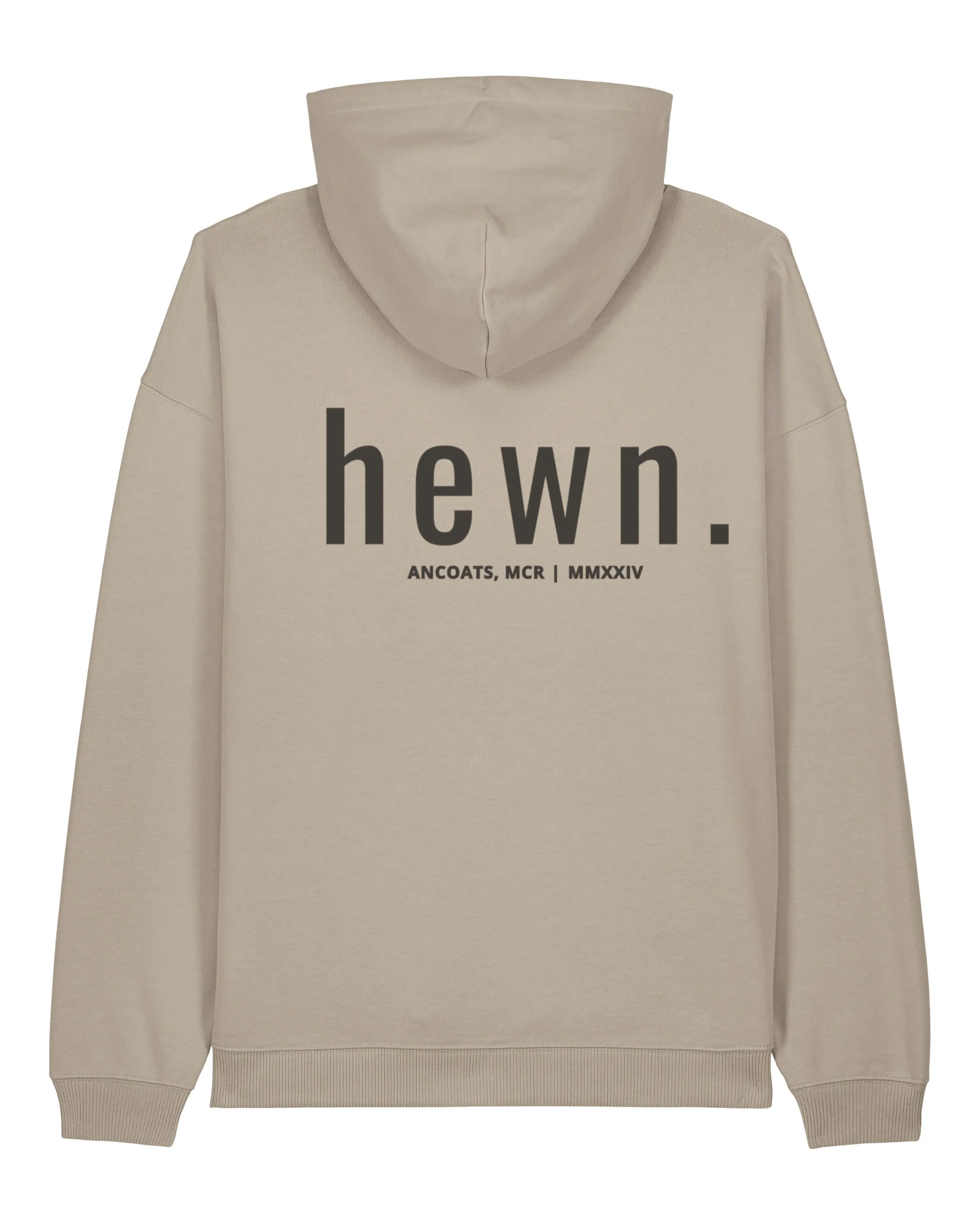 Women's Organic Cotton Signature Oversized Hoodie | Limestone Grey