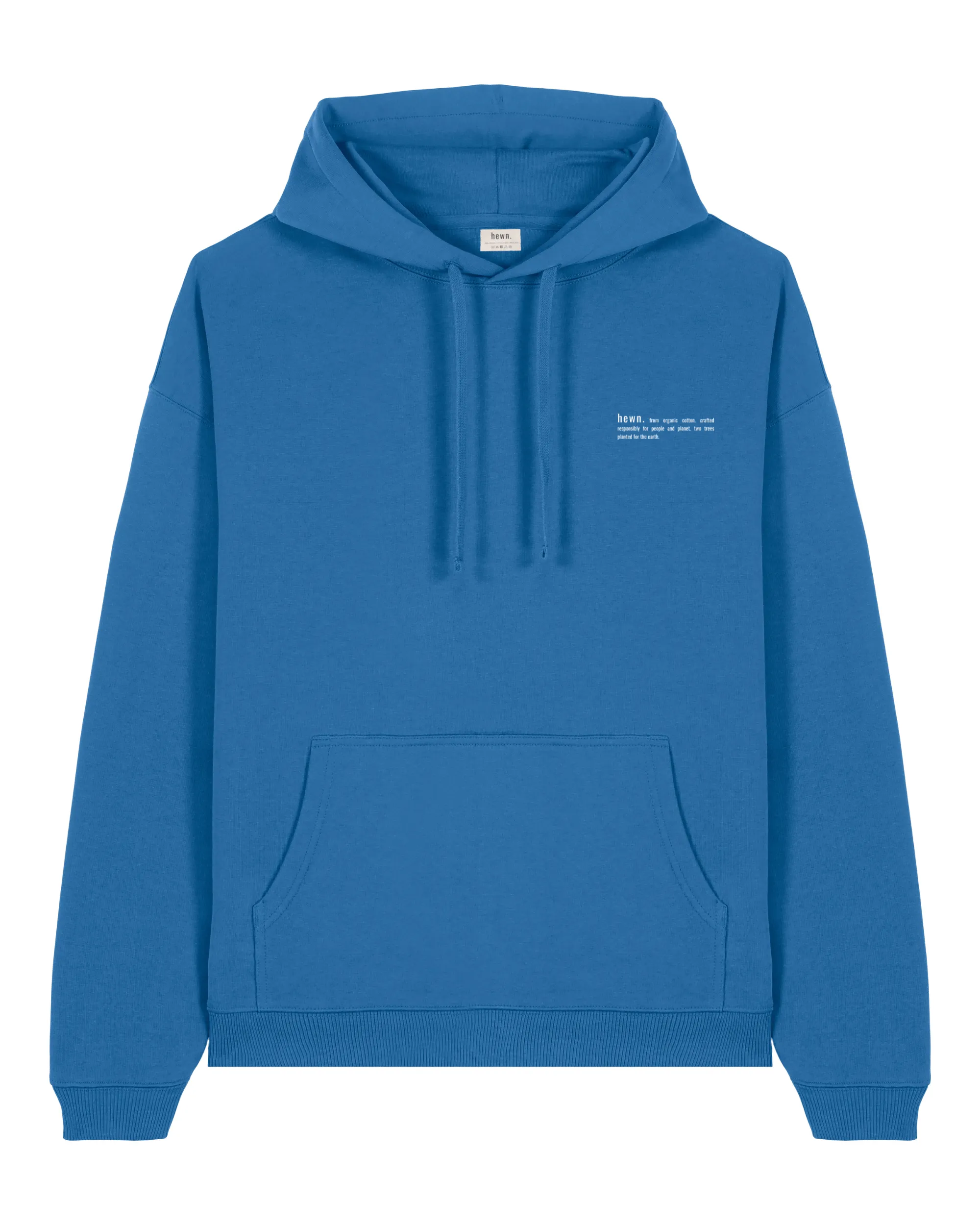 Women's Organic Cotton Signature Oversized Hoodie | Morpho Blue
