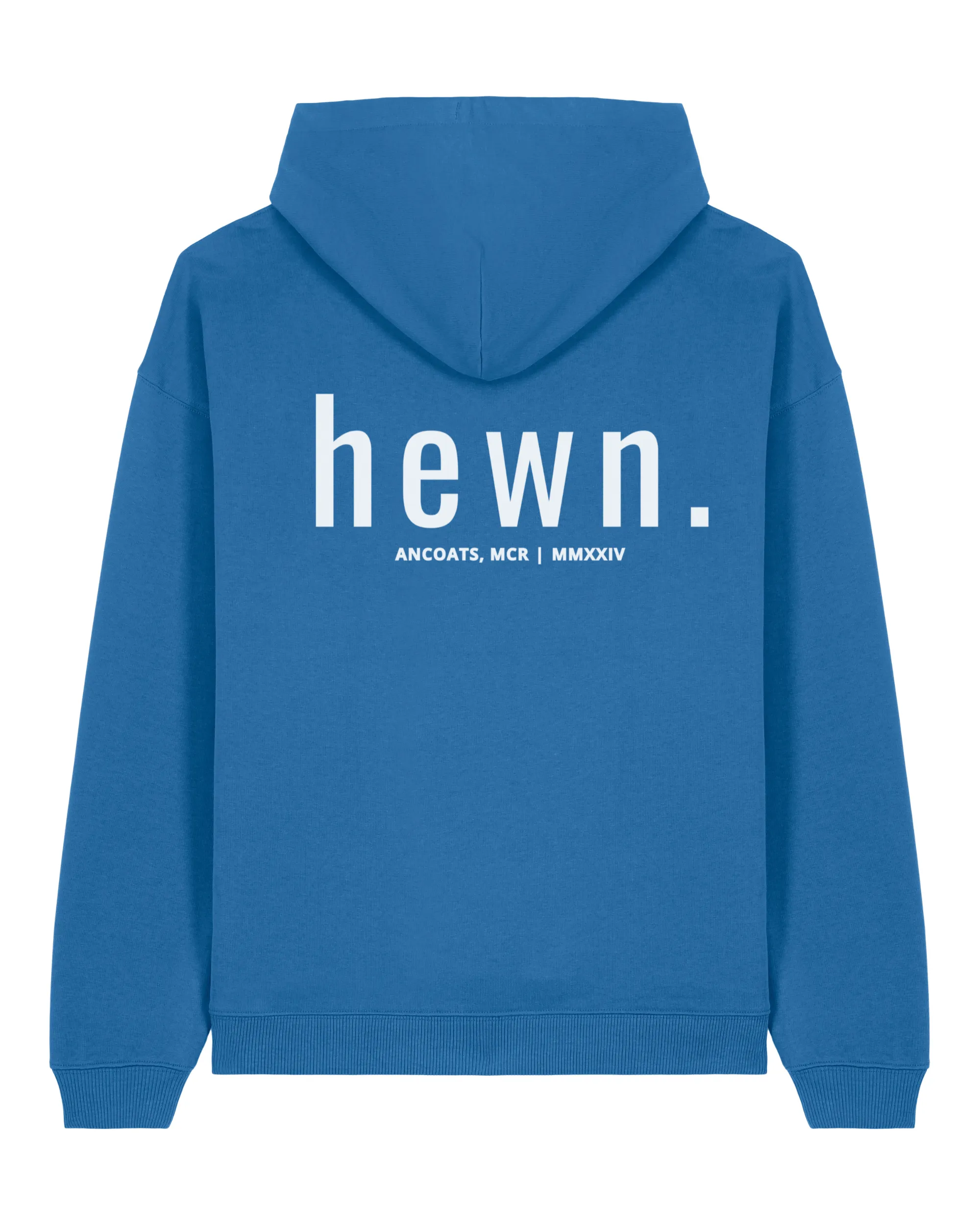 Women's Organic Cotton Signature Oversized Hoodie | Morpho Blue