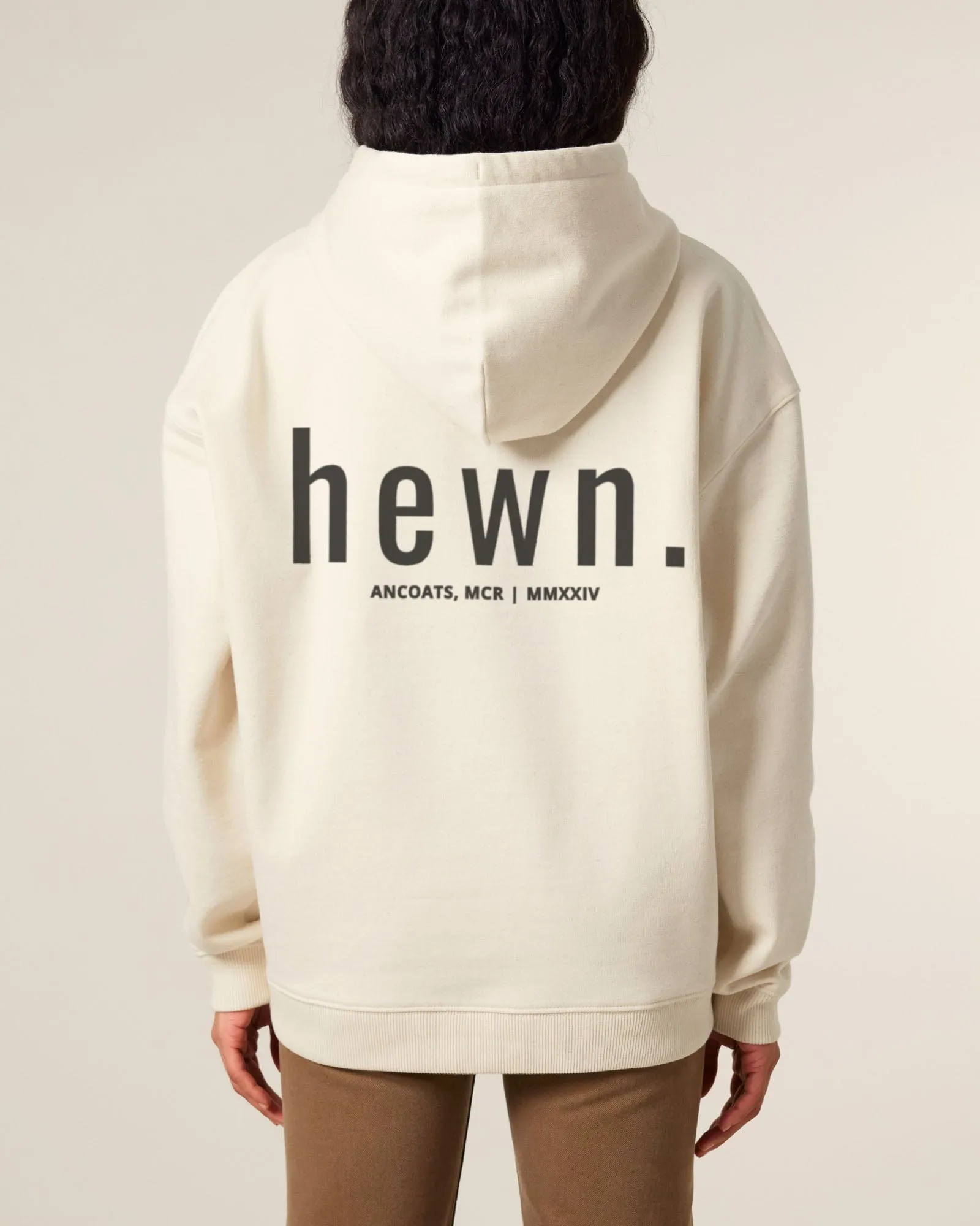Women's Organic Cotton Signature Oversized Hoodie | Natural Cotton