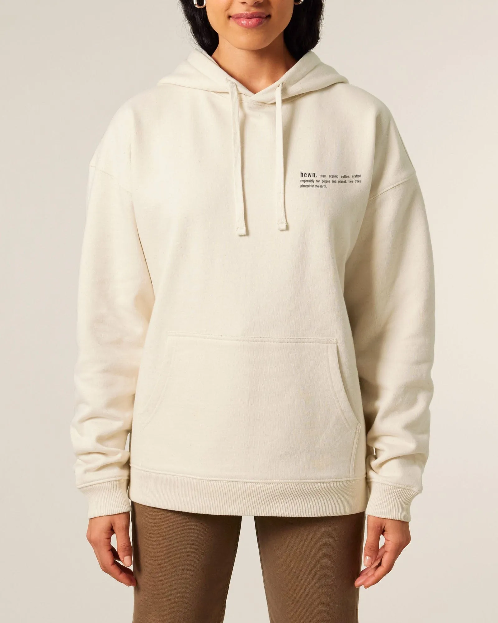 Women's Organic Cotton Signature Oversized Hoodie | Natural Cotton