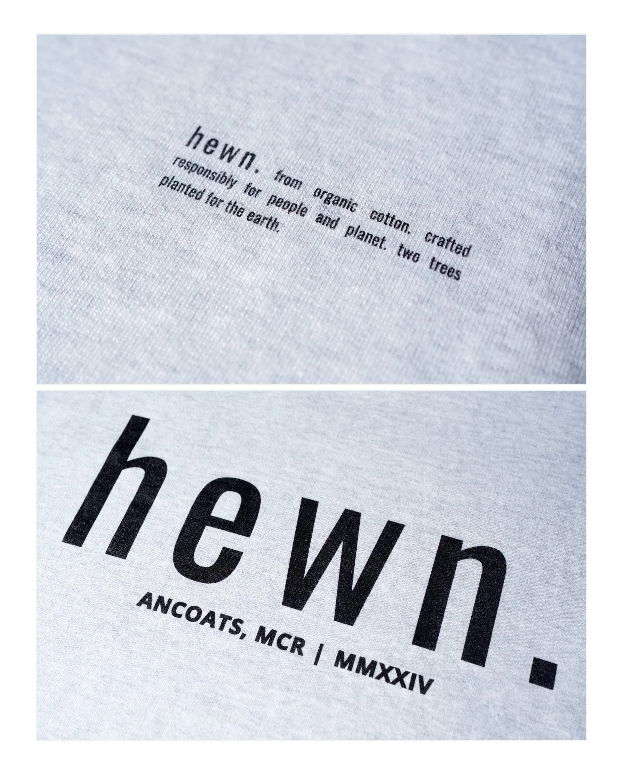Women's Organic Cotton Signature Oversized Sweatshirt | Cloud Grey Marl