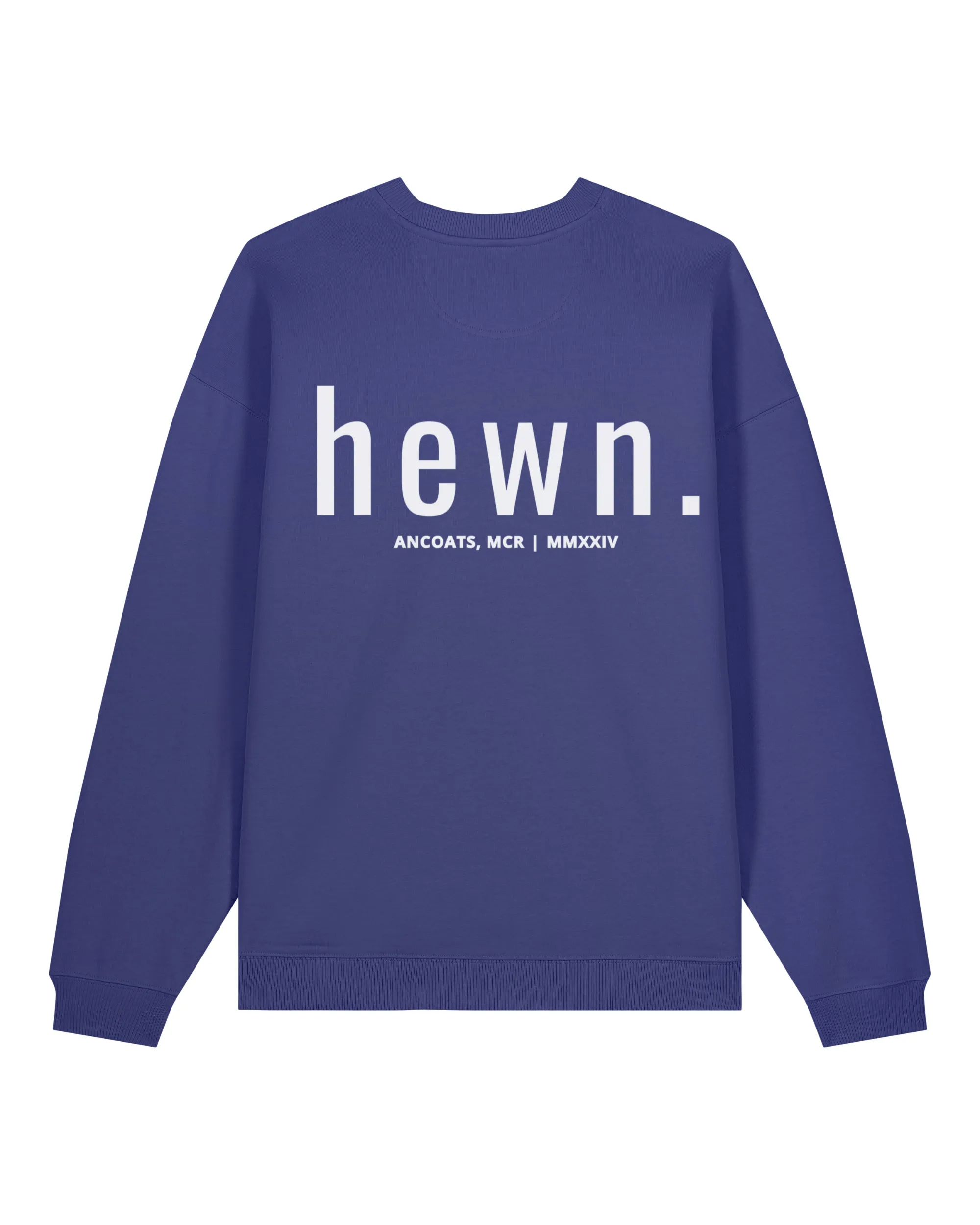Women's Organic Cotton Signature Oversized Sweatshirt | Dusk Purple